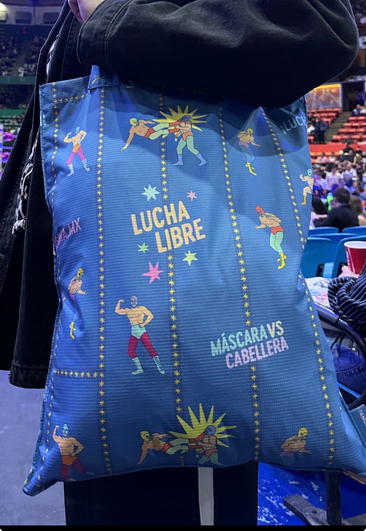 Tote Bag Lucha Libre Azul