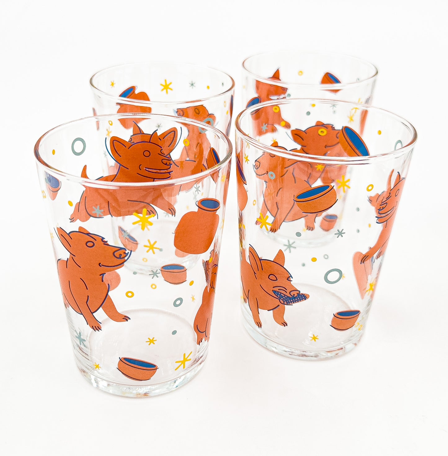 Vaso Perritos de Colima