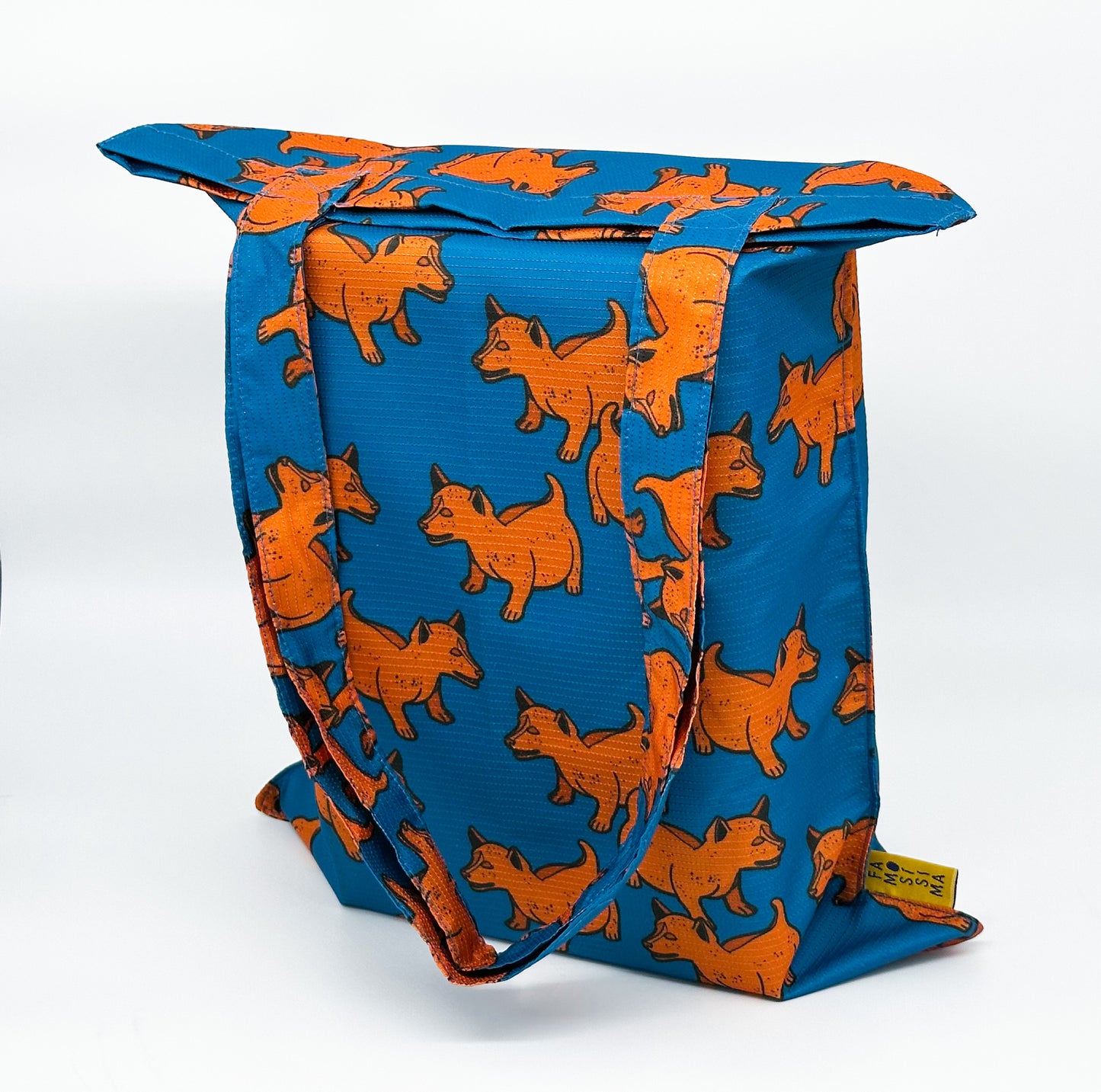 Tote Bag Perros Azul