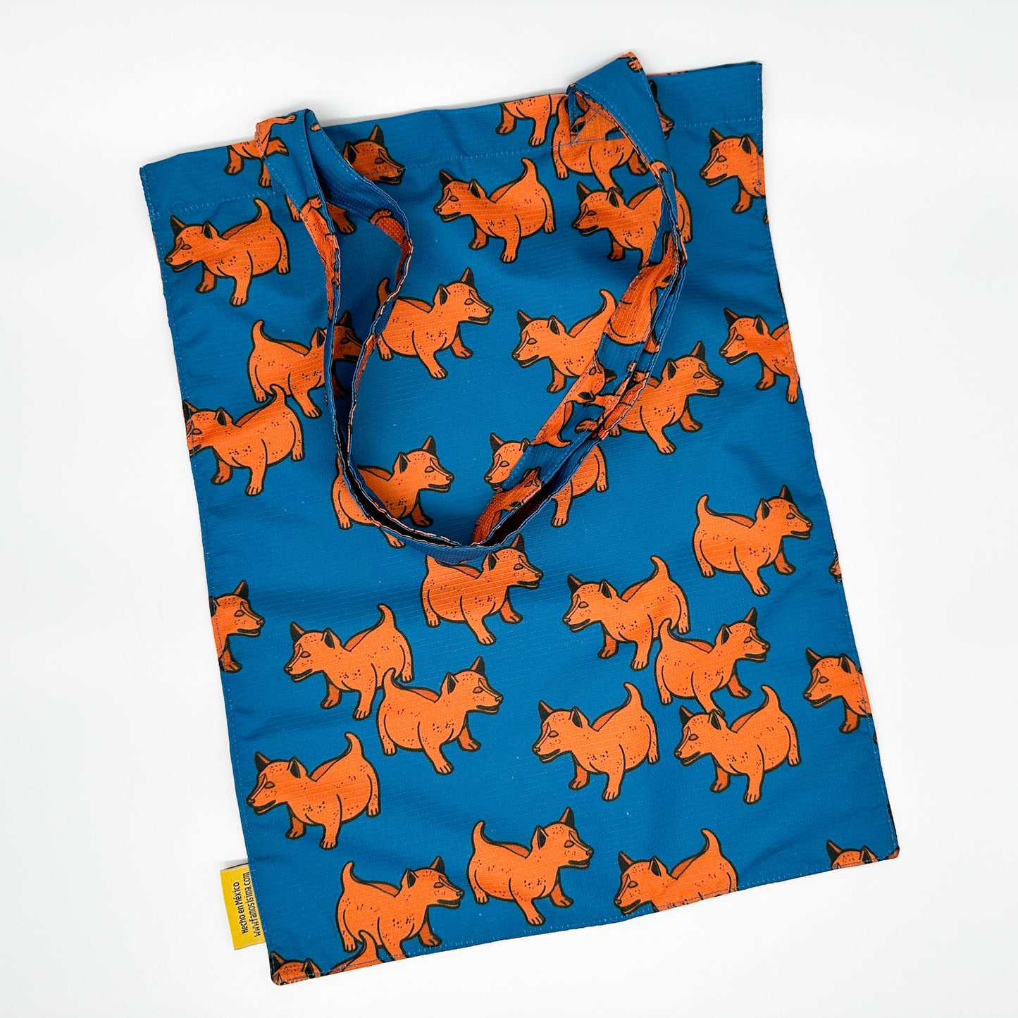 Tote Bag Perros Azul