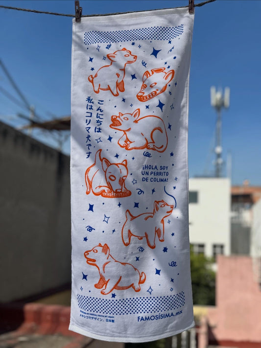 Toalla Perritos de Colima