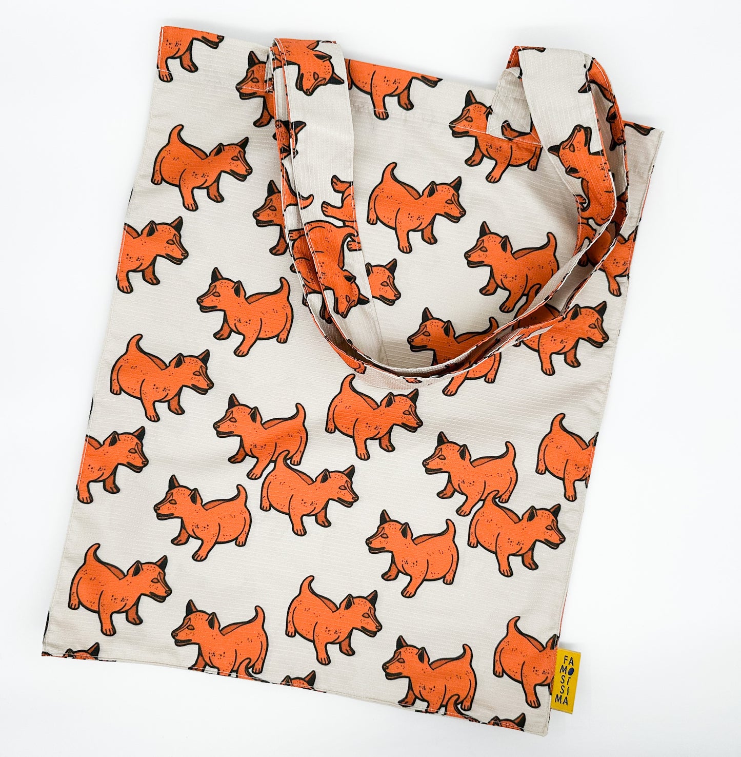 Tote Bag Perros Beige