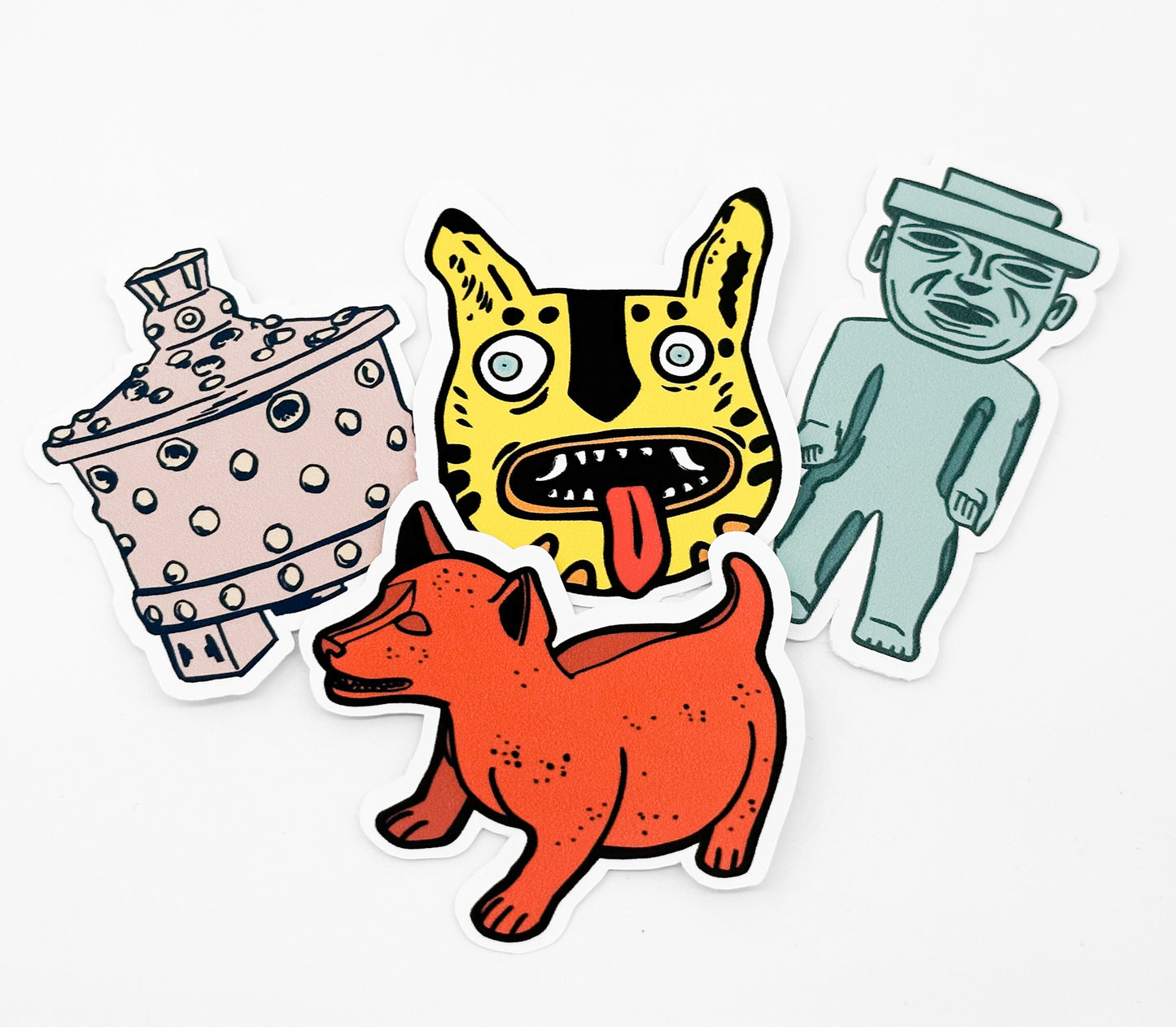 SET DE 4 STICKERS MUSEO